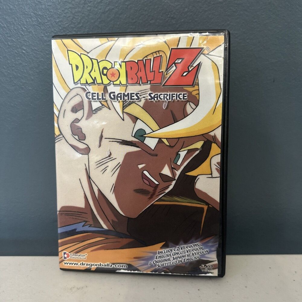 Dragon Ball Z - Cell Games: Sacrifice DVD 2004 Uncut Funimation DVD Rare OOP
